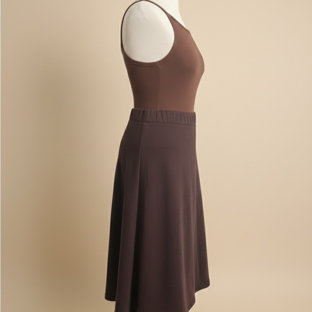 BABATON Elegant Brown Women's Skirt S + bonus gift-Victoria Secret Top